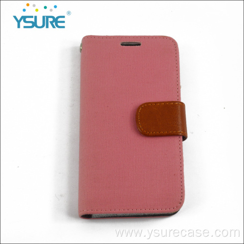 Fabric Magnetic Leather Flip Phone Cover Case& Accessories